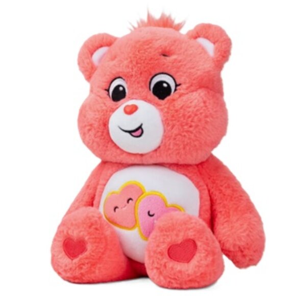 Care Bears - Love-A-Lot Bear - 9 Inch Bean Plush - Picture 2 of 2